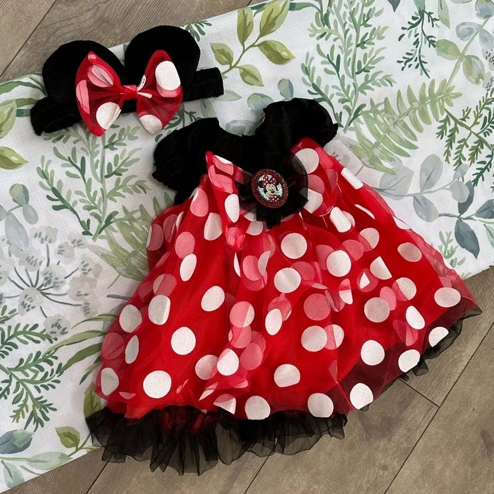 Disney Red and White Polka Dot Mouse Costume - Picture 2 of 14